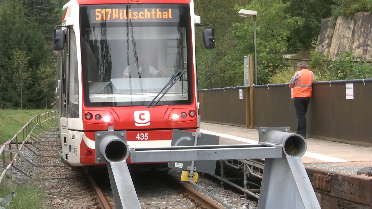 MEgional mit Informationen zur Bahnstrecke Wolkenstein - Zschopau