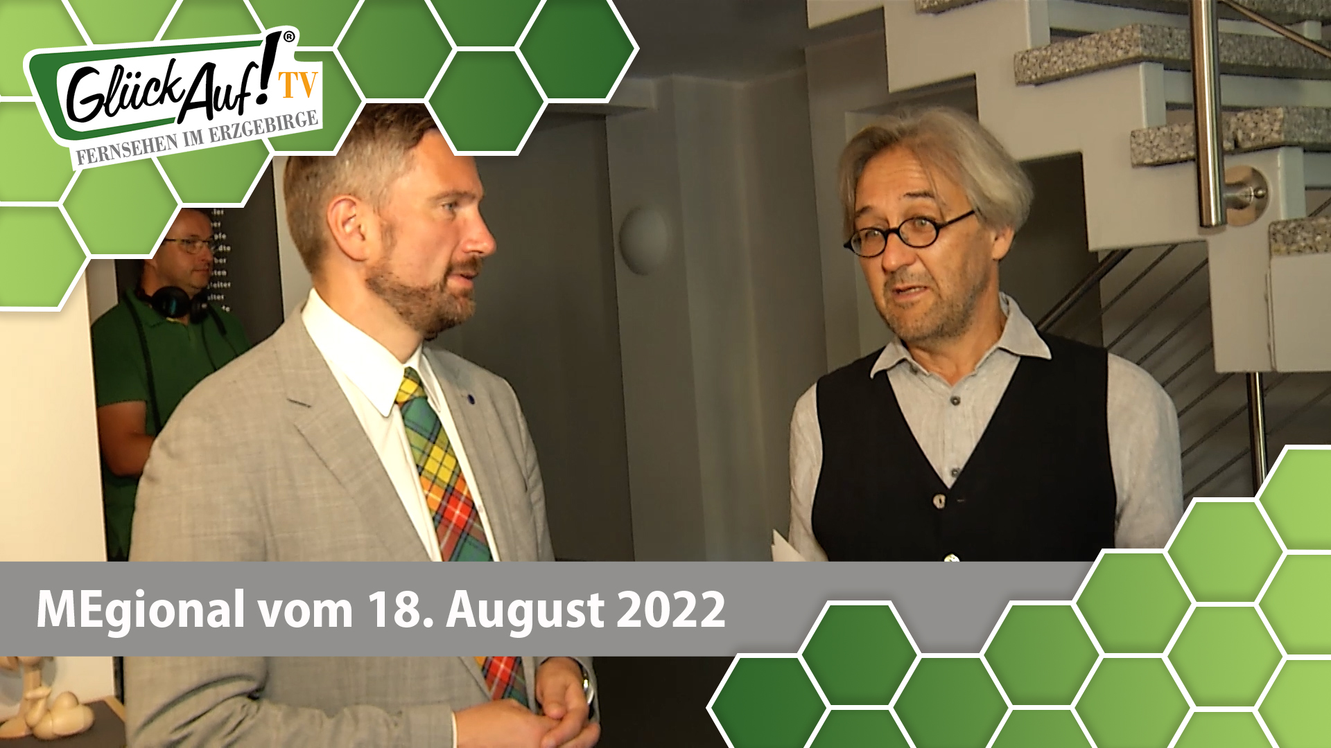 MEgional am 18. August 2022 - mit dem Besuch von Martin Dulig bei Björn Köhler