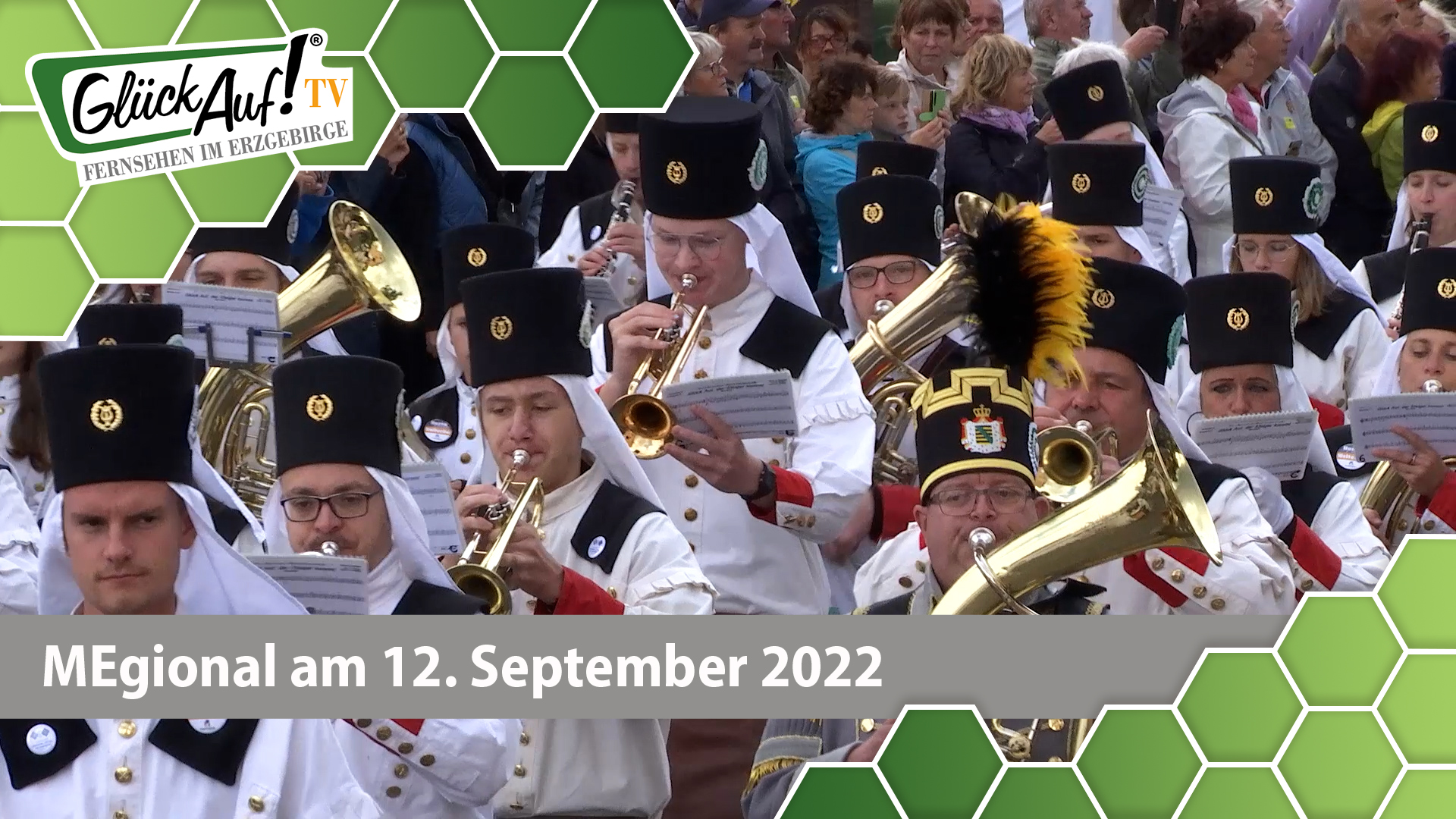 MEgional am 12. September 2022 - mit Ausschnitten der Großen Bergparade in Olbernhau