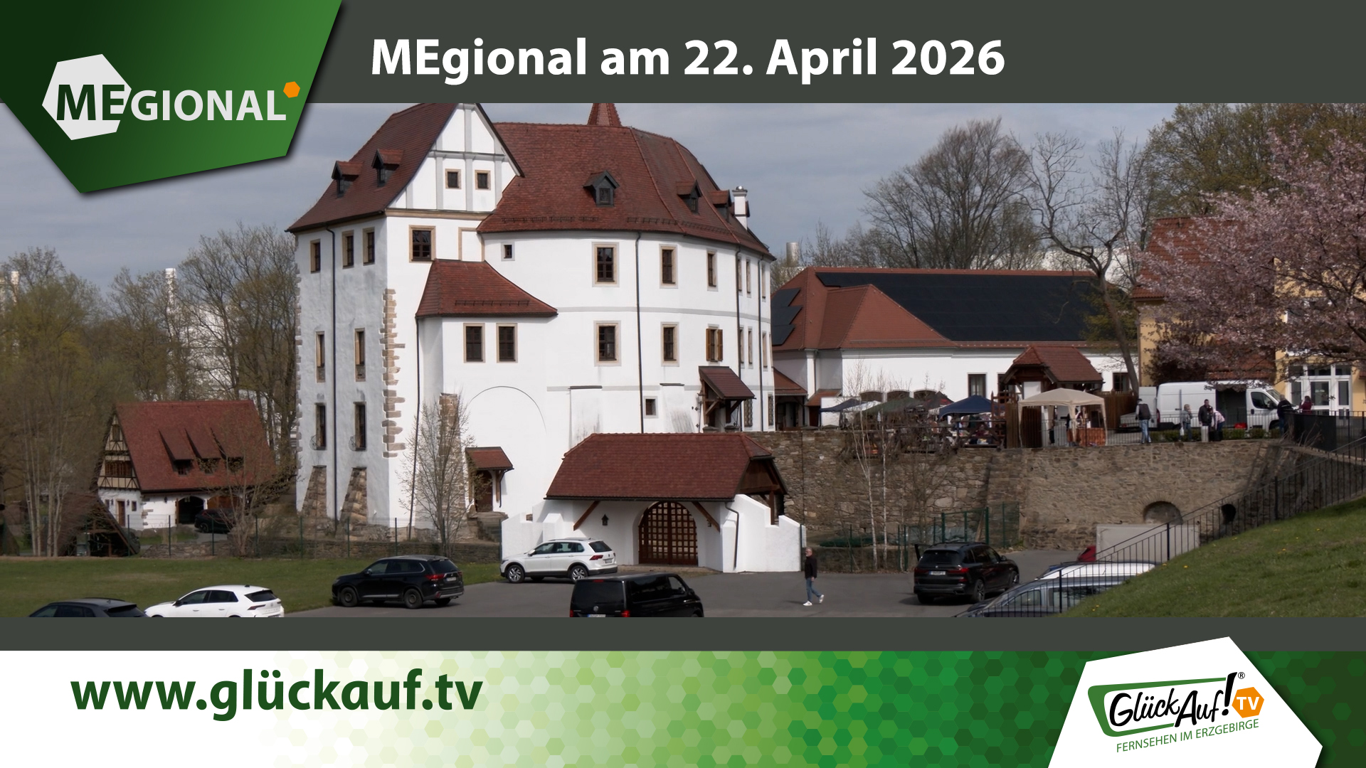 MEgional am 22. April mit dem Thema: Schloss Weißenborn Flohmarkt