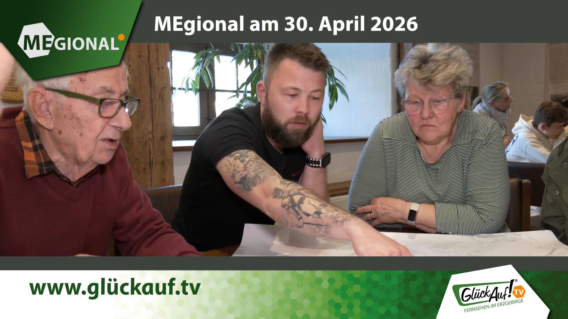 MEgional am 30. April mit dem Thema: Wegecheck Marienberg Auftakt