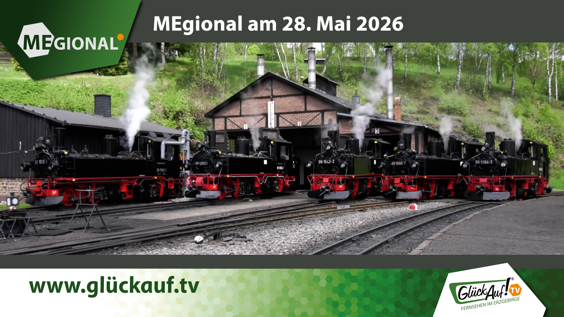 MEgional am 28. Mai mit dem Thema: Pfingsten bei der Pressnitztalbahn