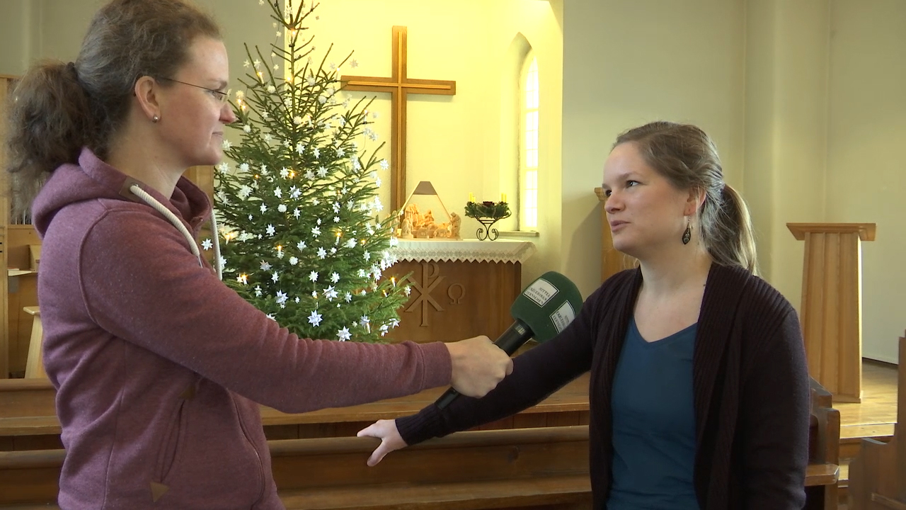 MEgional mit der neuen Pastorin in Witzschdorf