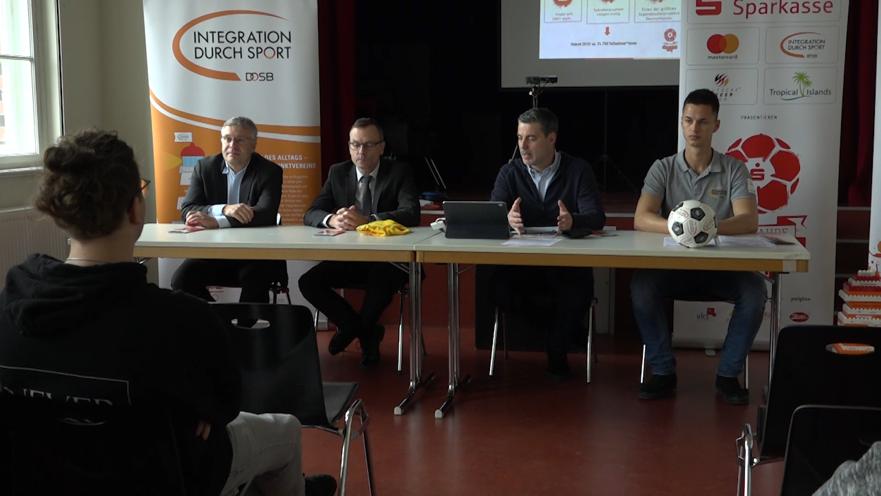 MEgional am 7. Februar 2020 mit der Pressekonferenz zum Fairplay Soccer Turnier