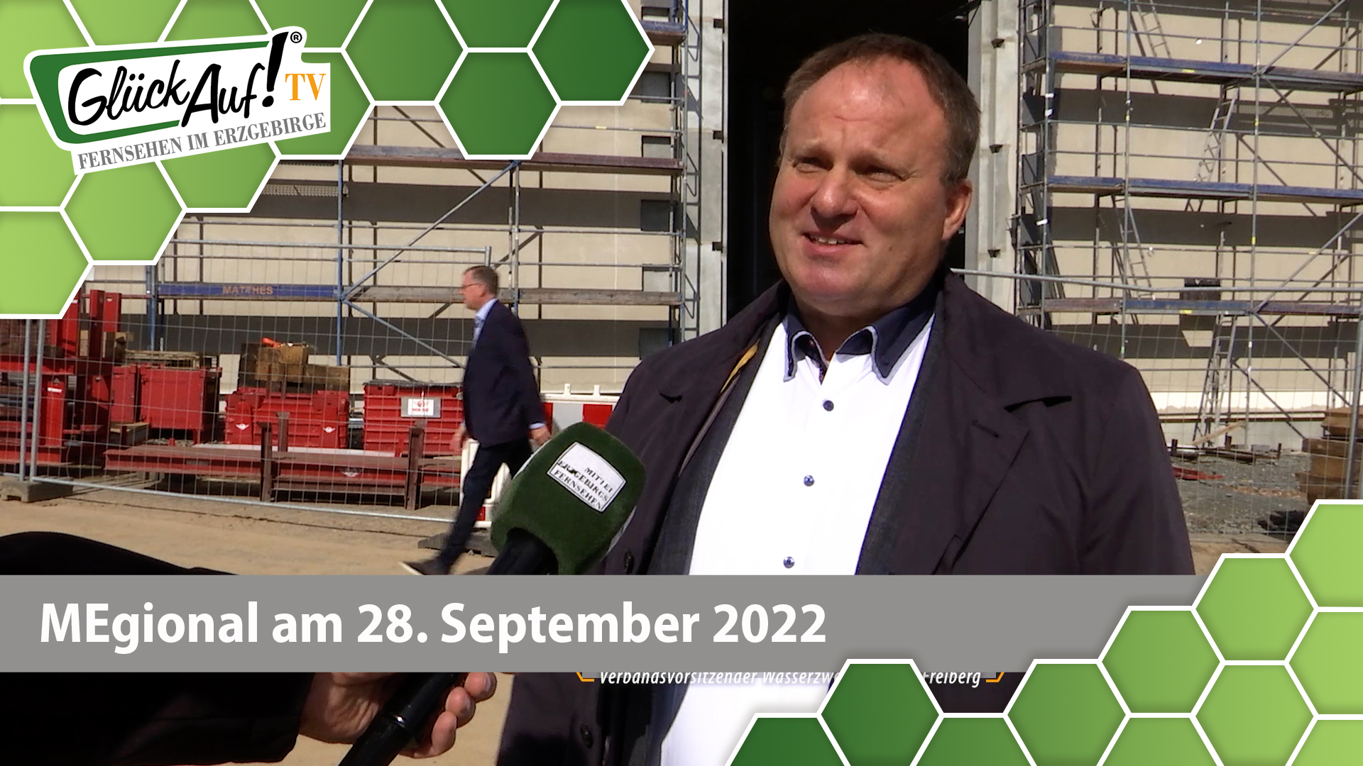 MEgional am 28. September 2022 - mit dem Richtfest am neuen Wasserwerk in Freiberg