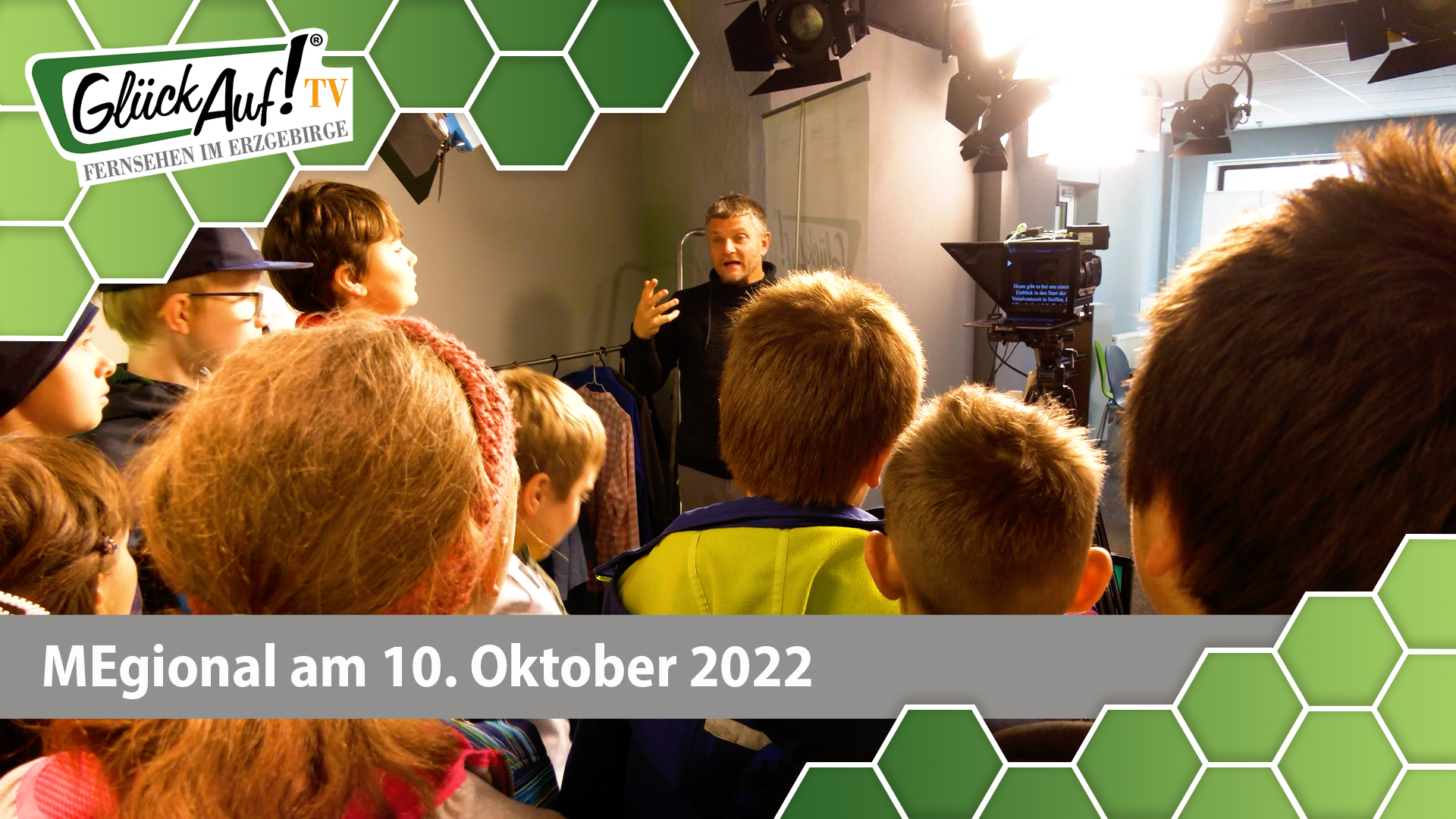 MEgional am 10. Oktober 2022 - mit kleinen Besuchern bei uns im Sender