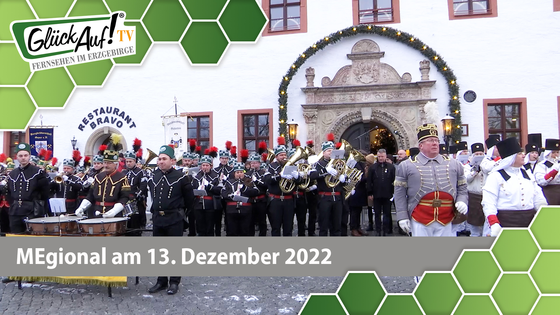 MEgional am 13. Dezember 2022 - mit der Bergparade am 3. Advent in Marienberg