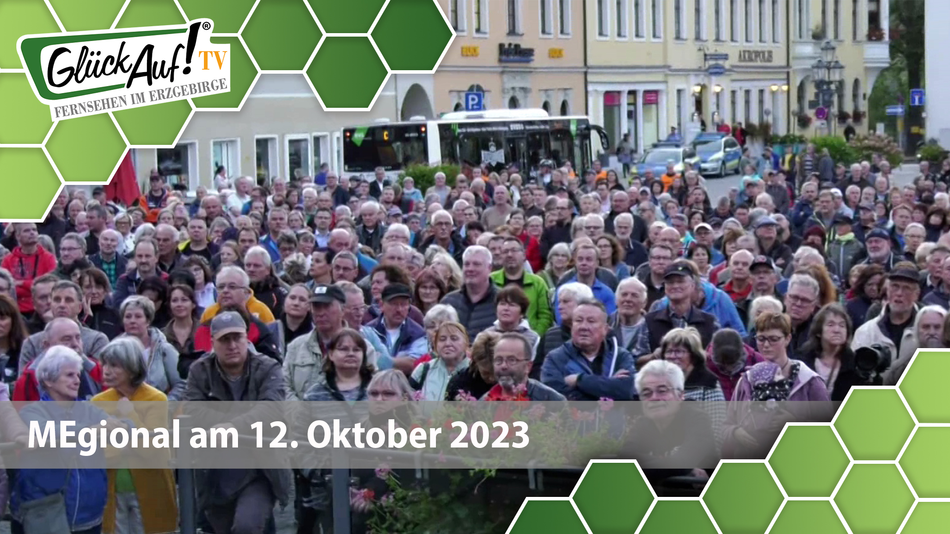 MEgional am 12. Oktober 2023 mit dem 2. Berggeschrey in Annaberg-Buchholz 