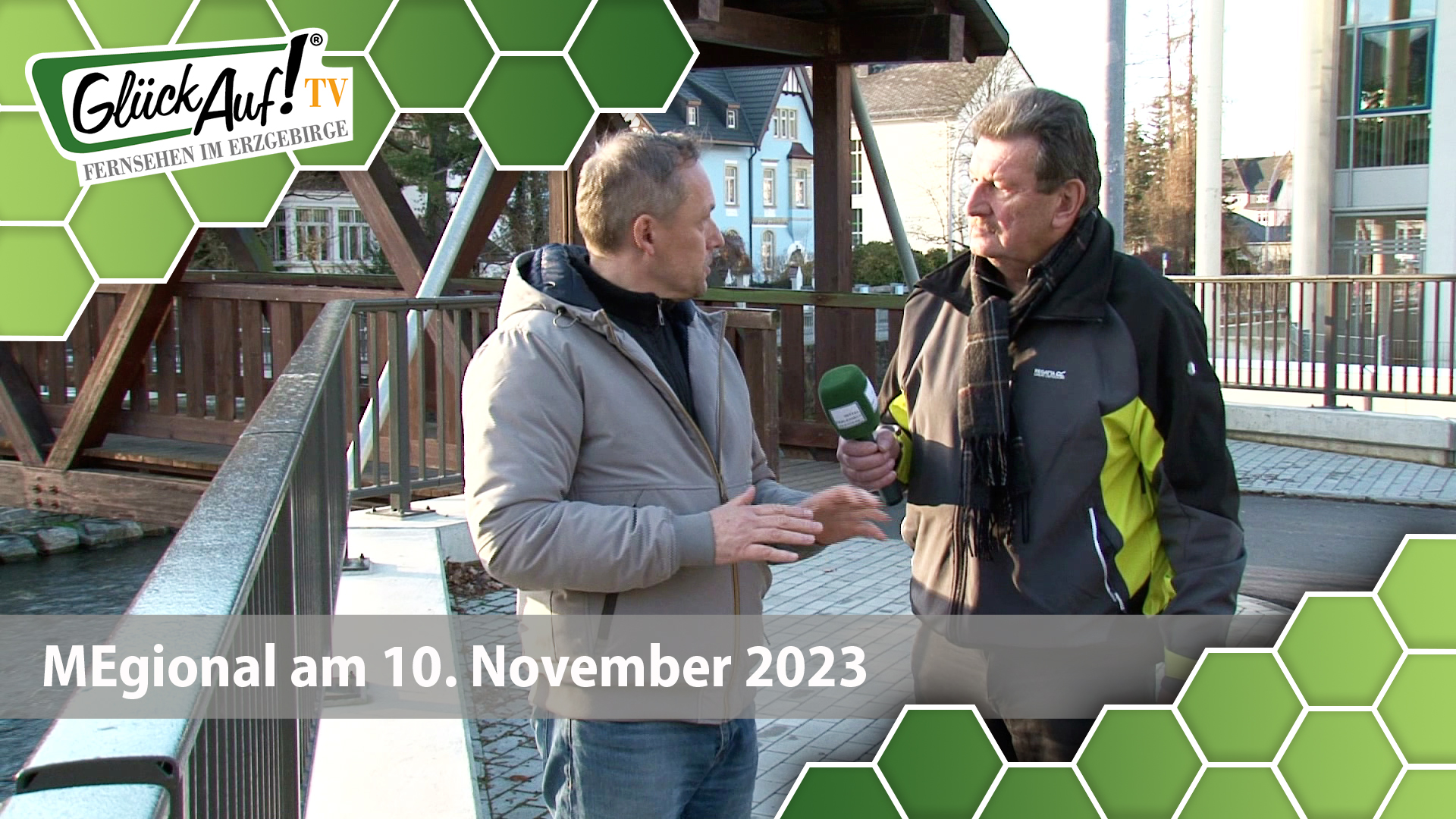 MEgional am 10. November 2023 mit den Hochwasserschutz in Olberhau aktuell