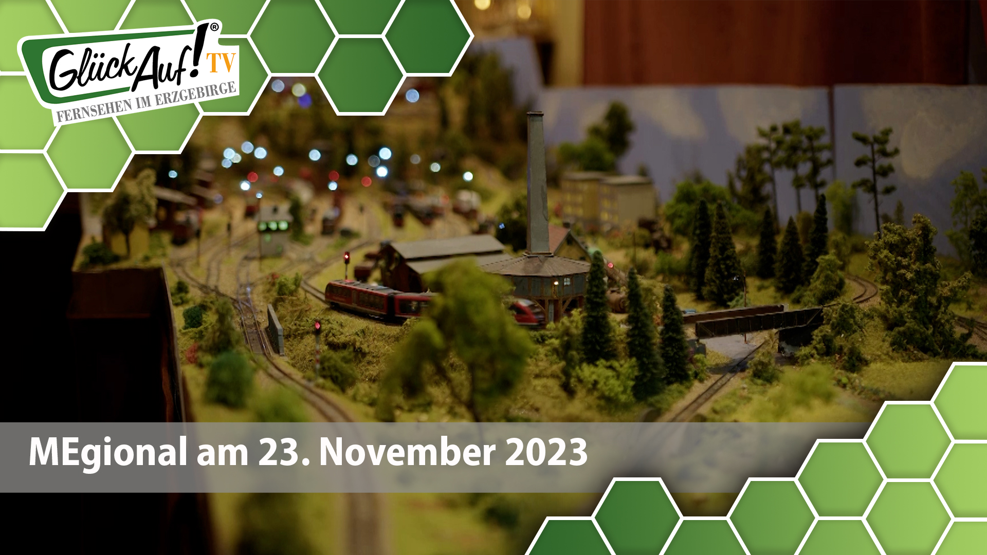 MEgional am 23. November 2023 mit der Modellbahnausstellung in Zschopau
