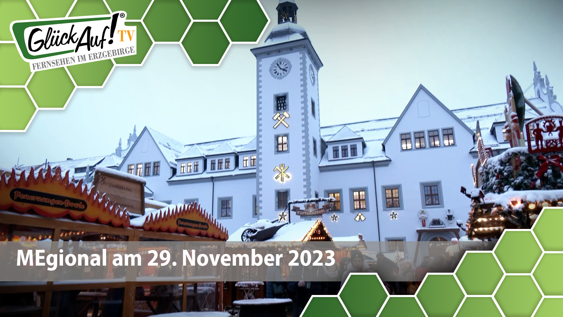 MEgional am 29. November 2023 mit der Eröffnung des Christmarktes in Freiberg