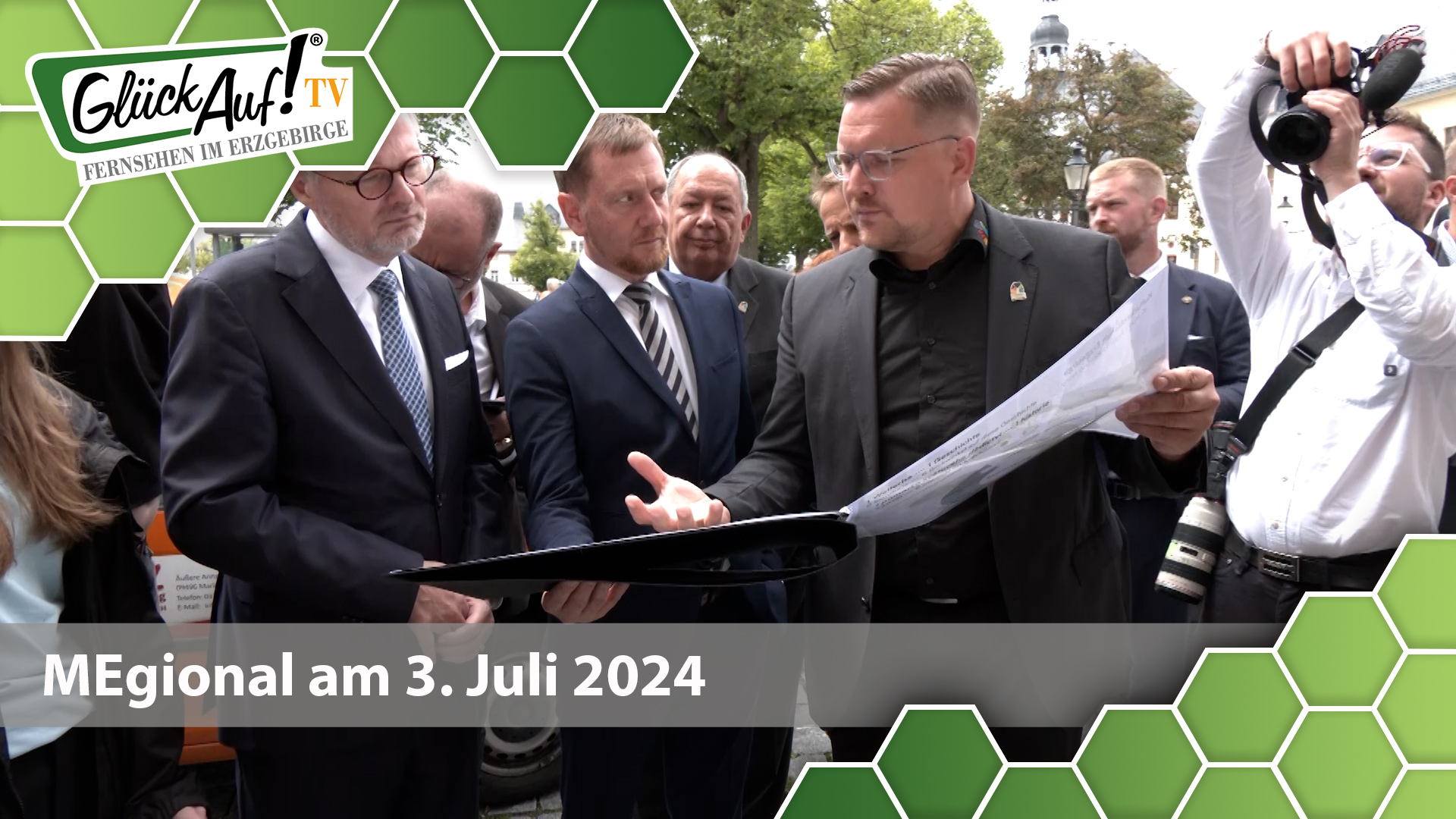 MEgional am 03. Juni 2024 mit dem Tschechischen Ministerpäsident zu Besuch in Marienberg