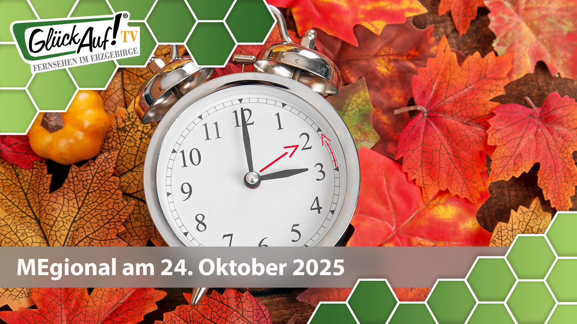 MEgional am 24. Oktober 2025 mit dem Thema: Zeitumstellung