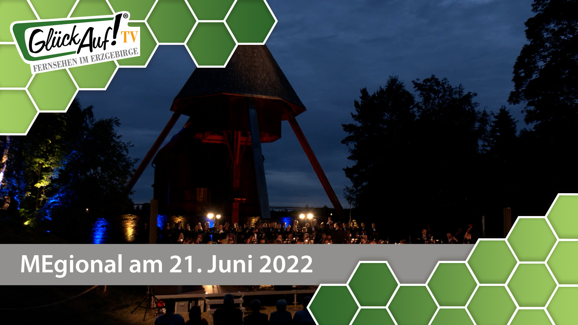 MEgional am 21. Juni 2022 - mit dem Bergmönch am Pferdegöpel in Lauta